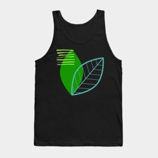 Lemon Series-Leaf Tank Top